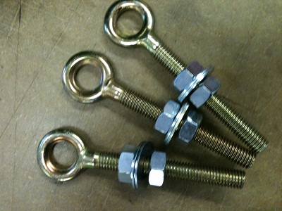 10mm Eyebolt for metalwork galvanised 