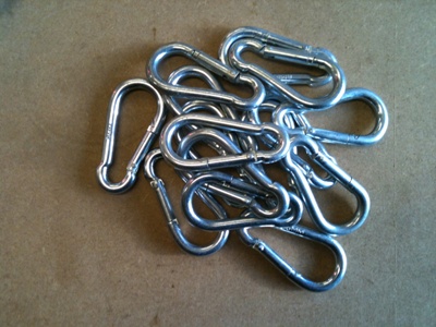 Medium Carbine Hooks Stainless Steel (each) 60mm x 6mm